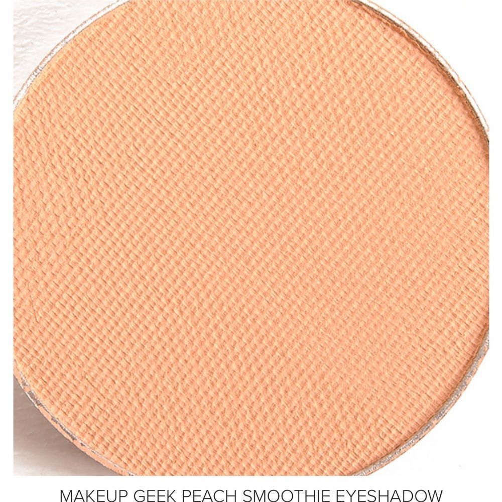 Makeup Geek Peach Smoothie Eyeshadow warm-toned medium-dark peach matte finish - Picture 2 of 6